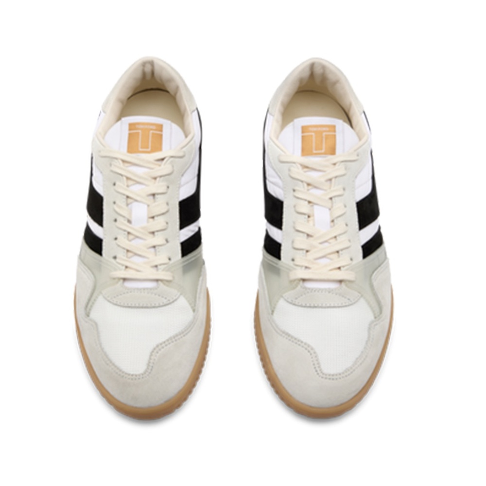 Mens Tom Ford Jackson Leather Low Top Sneakers US 13